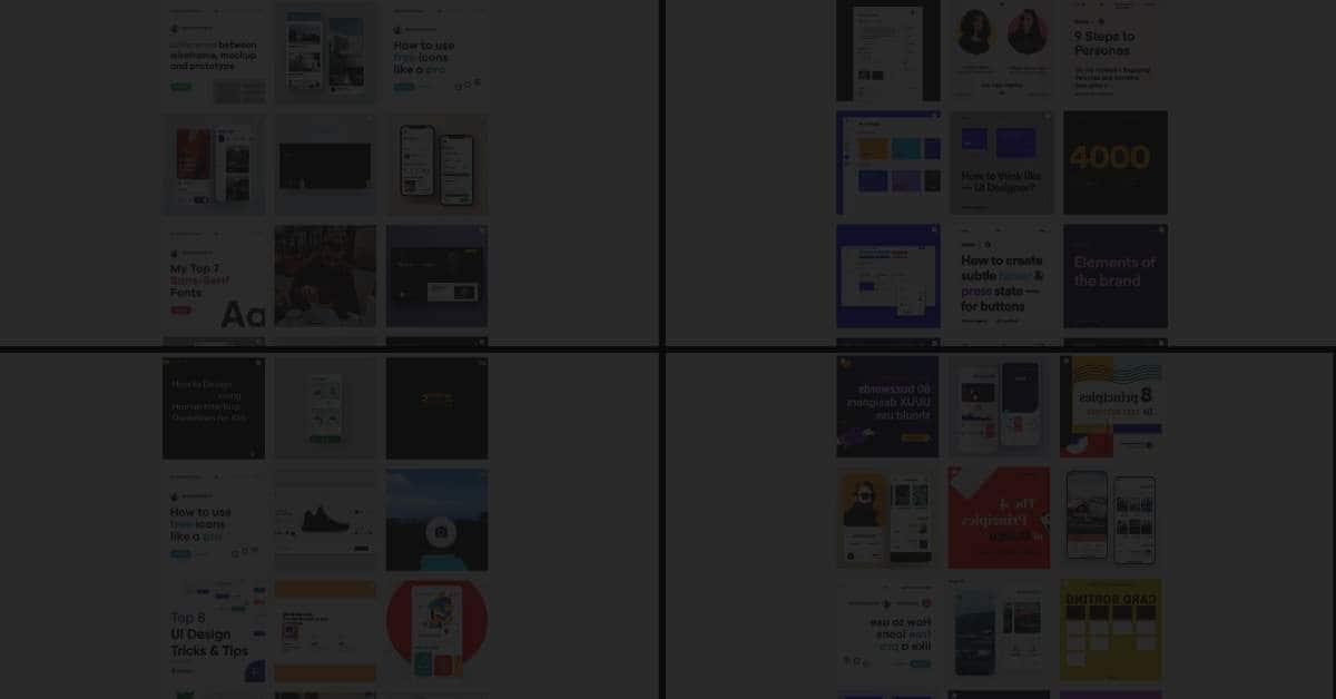 รวม 7 IG เด็ด กับความรู้ด้าน UX / UI