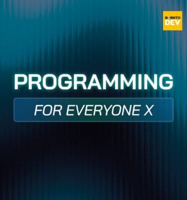 Programming for Everyone X
