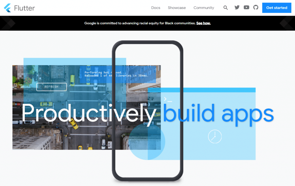 Flutter Web Page