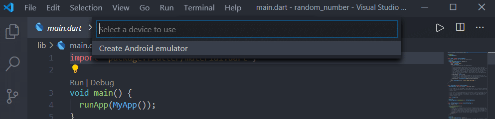 create android emulator