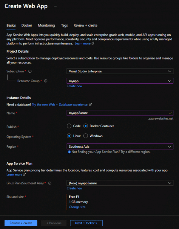 Deploy containerized web app to Azure – BorntoDev เริ่มต้นเรียน เขียน ...