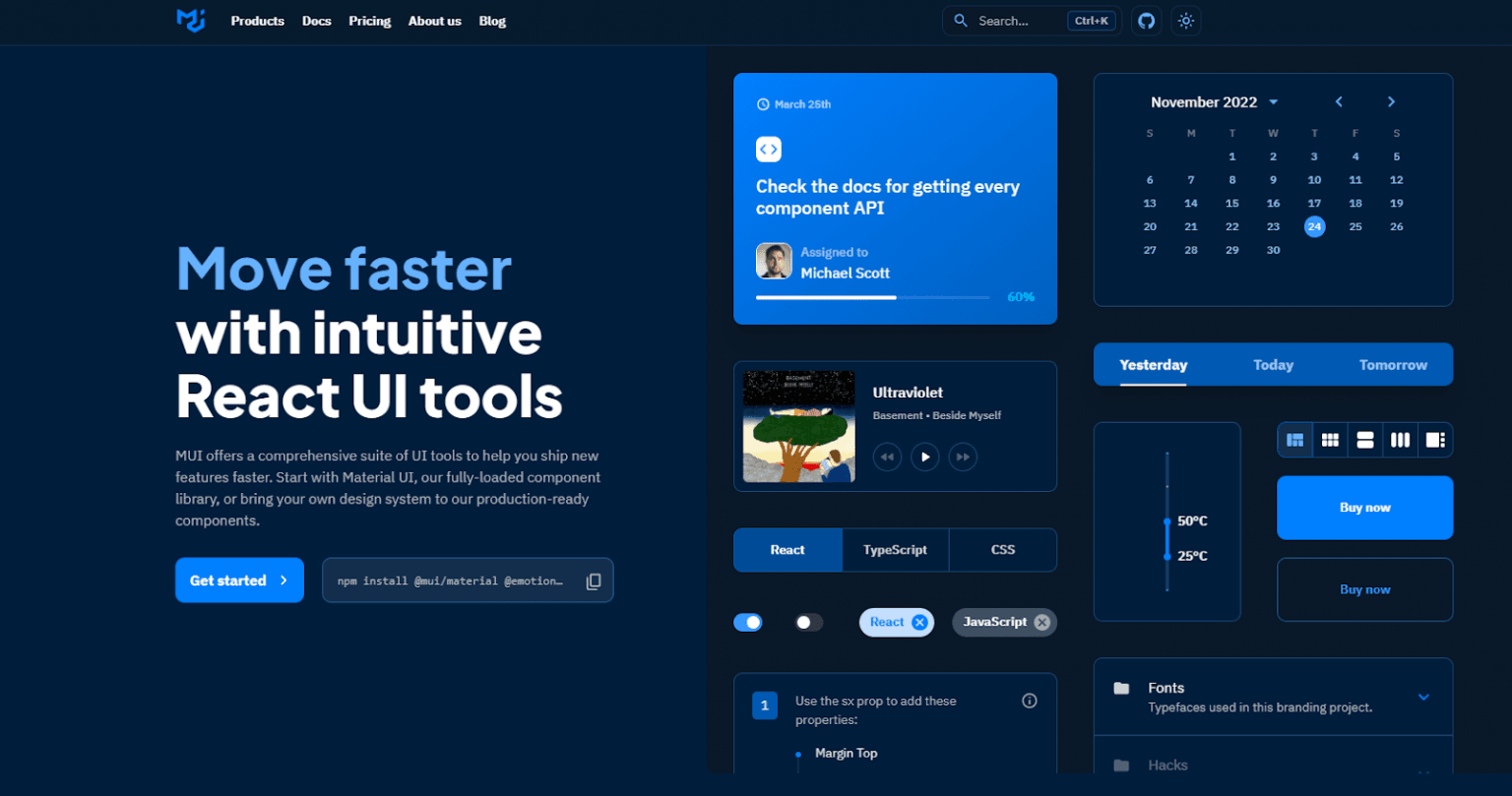 ทำ Palette สีให้กับหน้าเว็บ React ด้วย MUI – BorntoDev เริ่มต้นเรียน ...