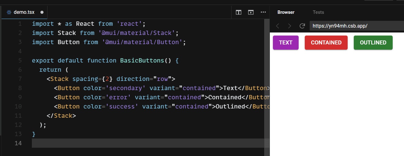 ทำ Palette สีให้กับหน้าเว็บ React ด้วย MUI BorntoDev เริ่มต้นเรียน