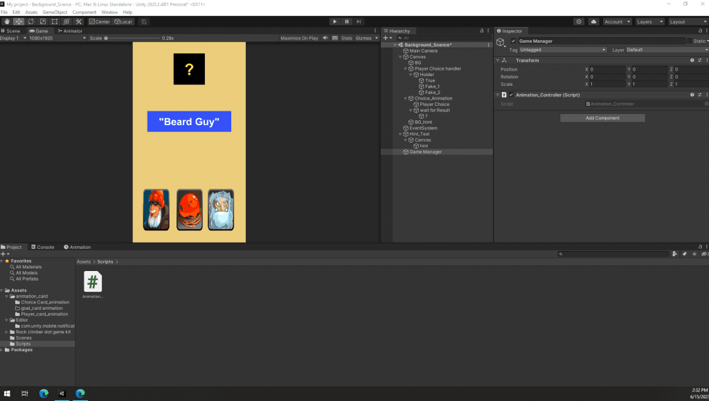 สร้างเกมการ์ดทายคำใบ้ด้วย Unity มือใหม่ก็ทำได้ – BorntoDev เริ่มต้น ...