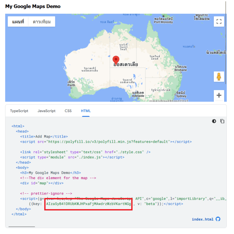 การแสดงแผนที่ในเว็บไซต์ด้วย Google Map – BorntoDev เริ่มต้นเรียน เขียน ...