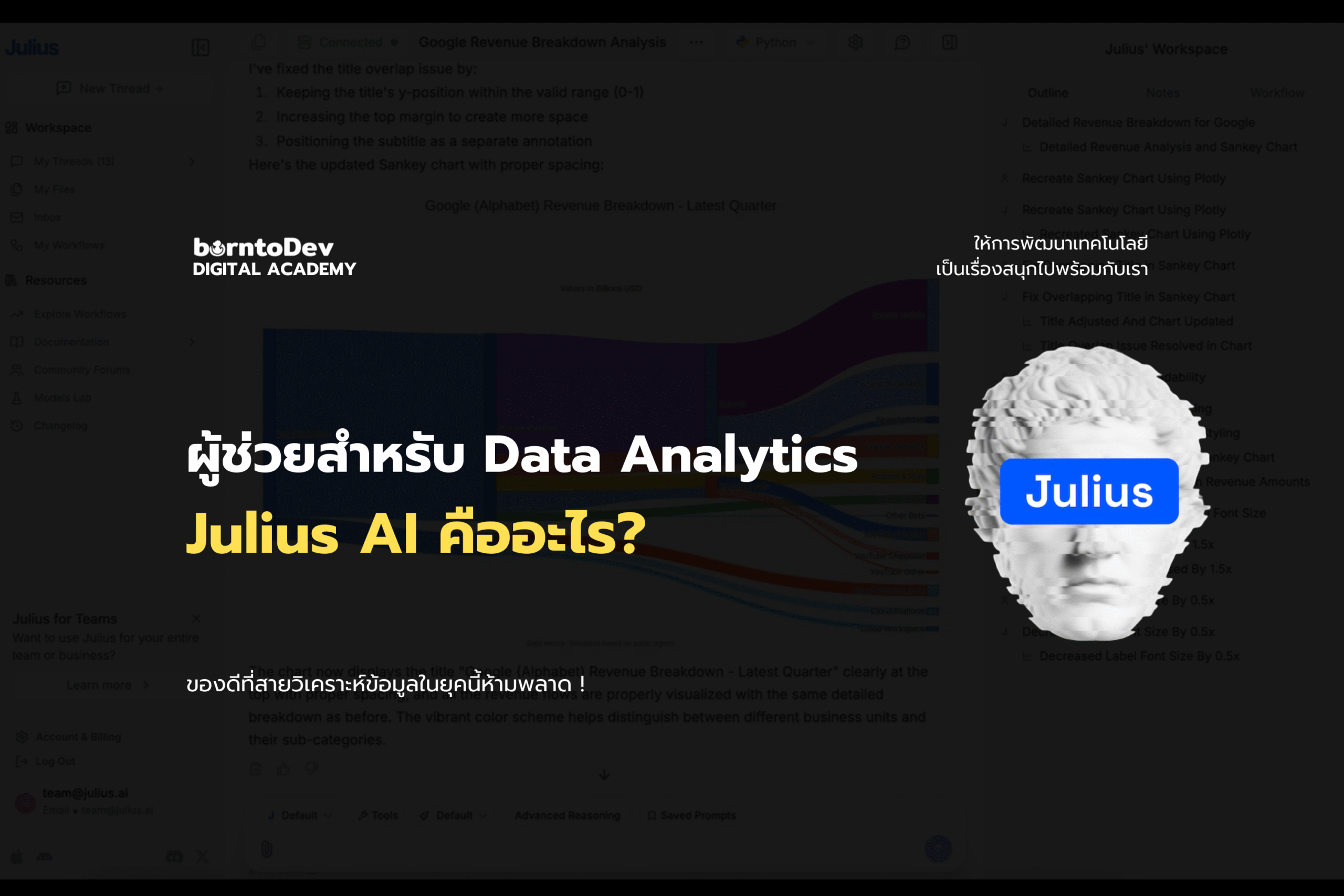 Julius AI คืออะไร? ผู้ช่วยสำหรับ Data Analytics